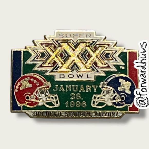 Super Bowl XXX Commemorative Pin – January 28, 1996 - Picture 1 of 9